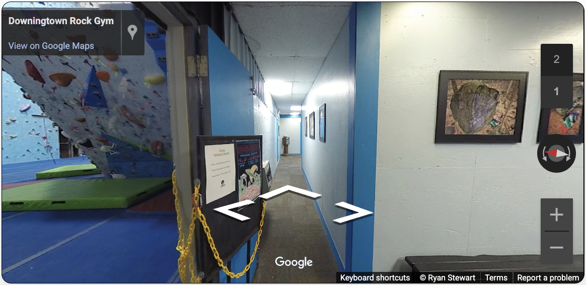 Street View 360 interface