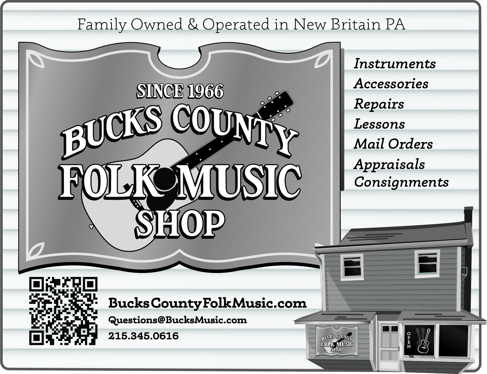 Bucks Folk Postcard