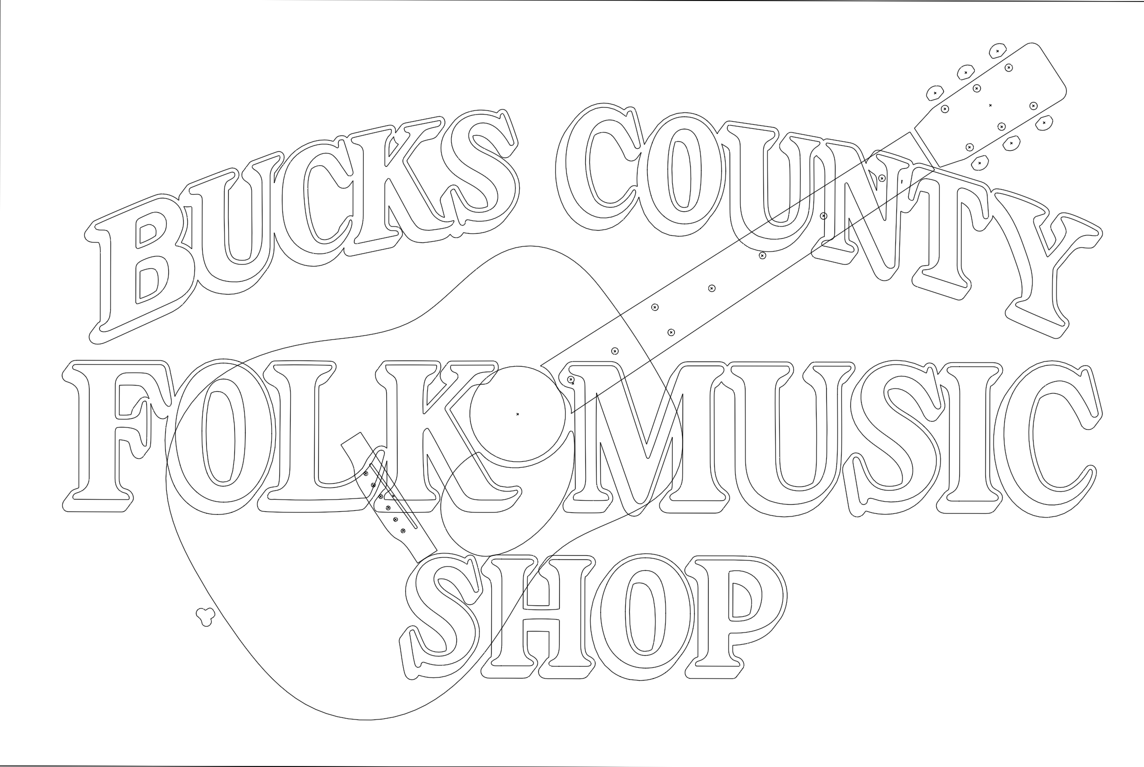 Bucks Folk Apparel Outline