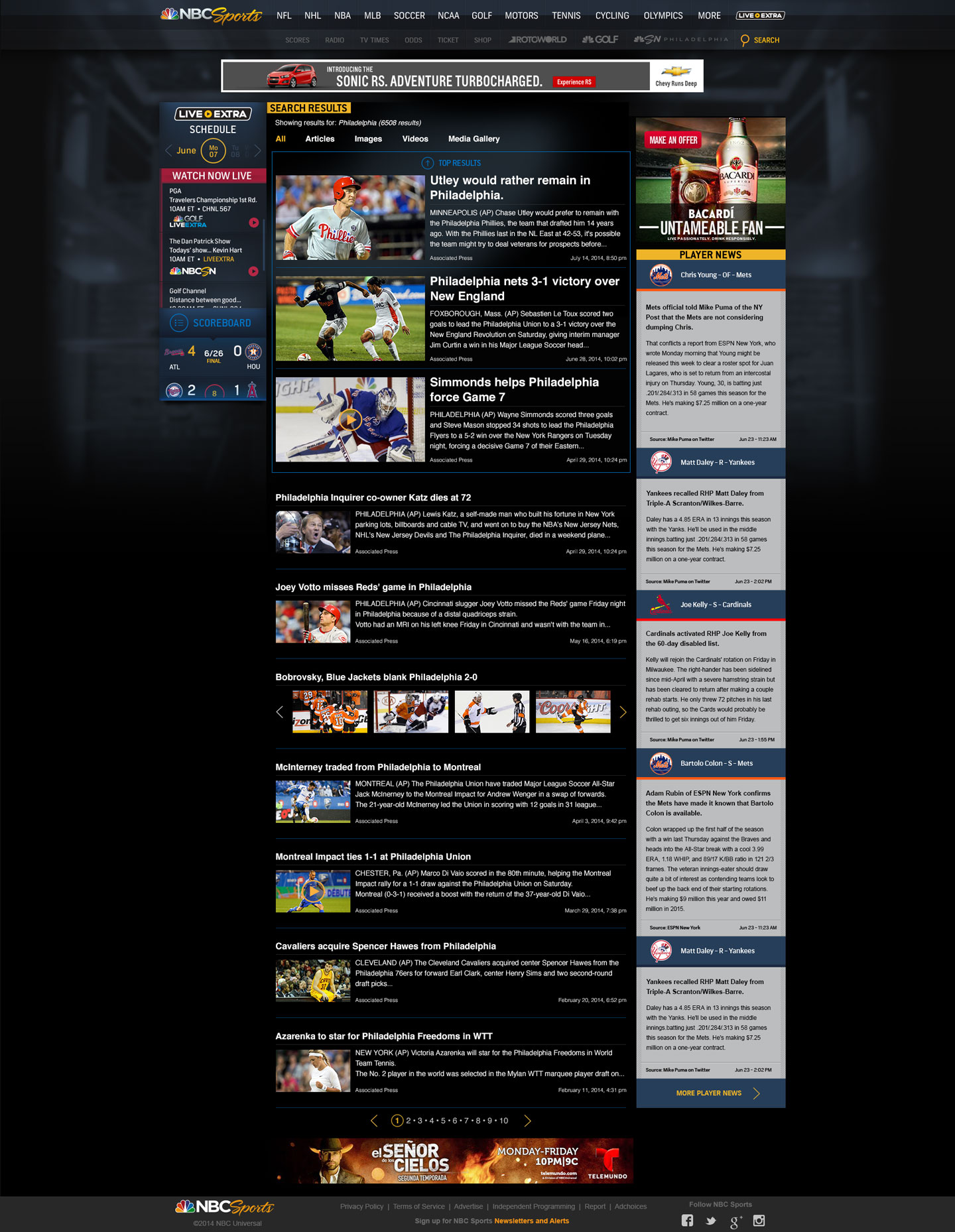 Search Architecture UX/UI
