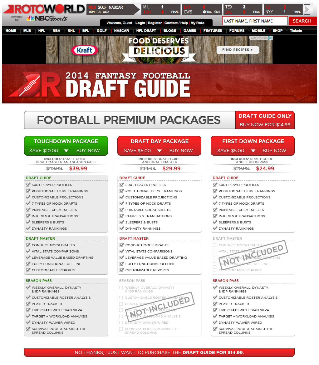 Subscription Interface