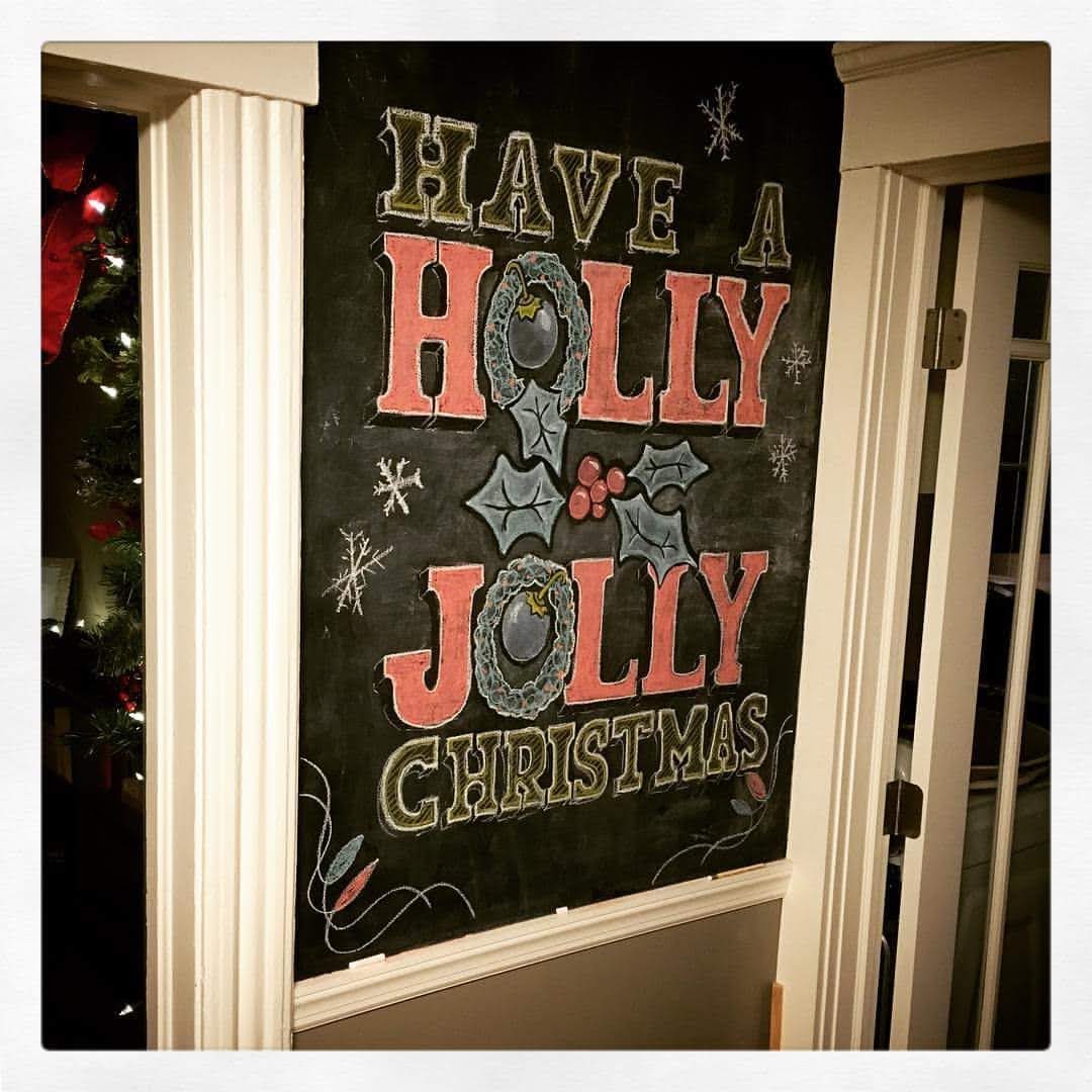 Chalk Art Gingerbread